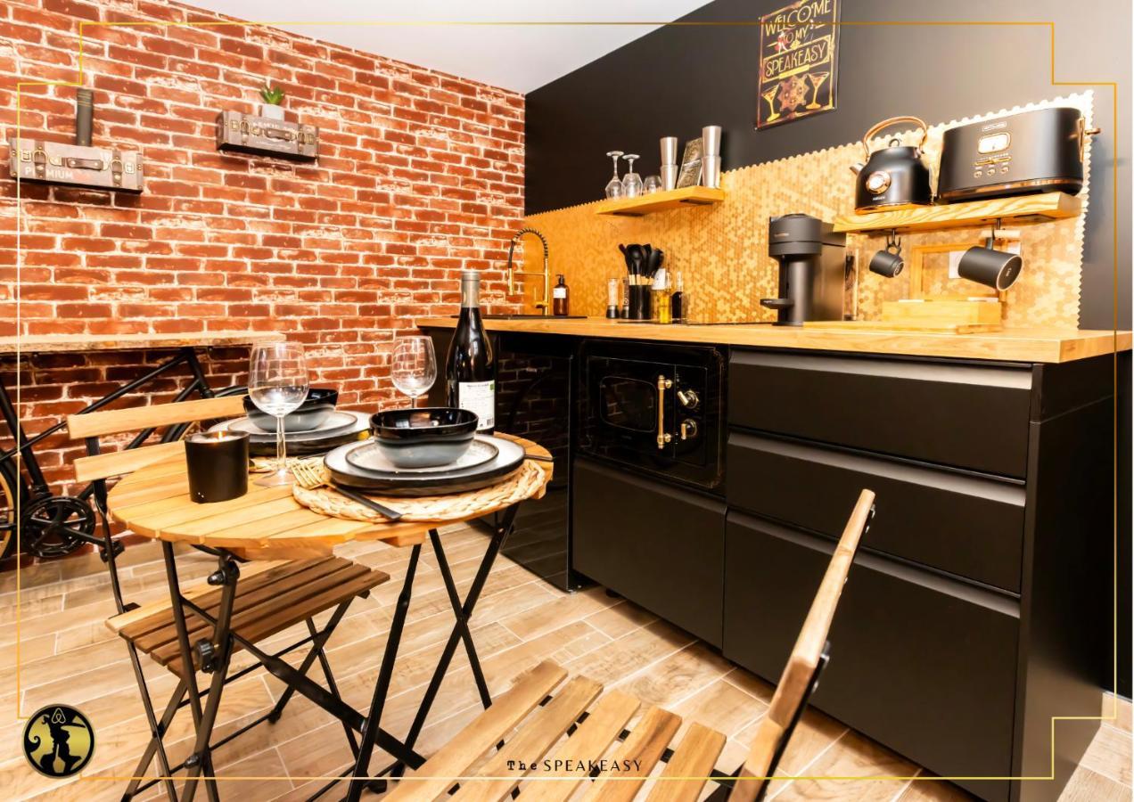 "The Speakeasy" Pub New Yorkais Centre Ville - Ideal Pro - Wifi Fibre - Retroprojecteur Cinema Сент-Этьен Экстерьер фото