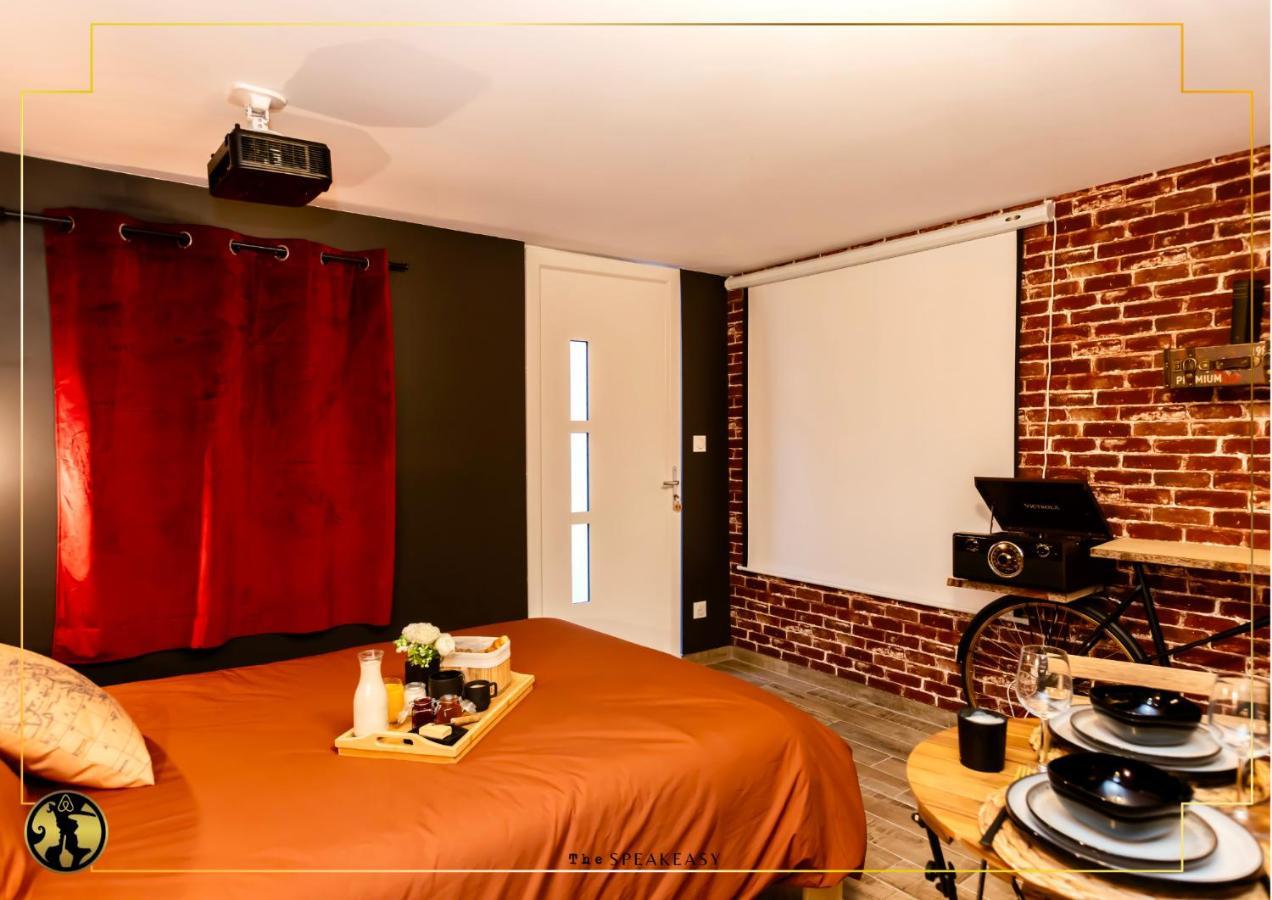"The Speakeasy" Pub New Yorkais Centre Ville - Ideal Pro - Wifi Fibre - Retroprojecteur Cinema Сент-Этьен Экстерьер фото
