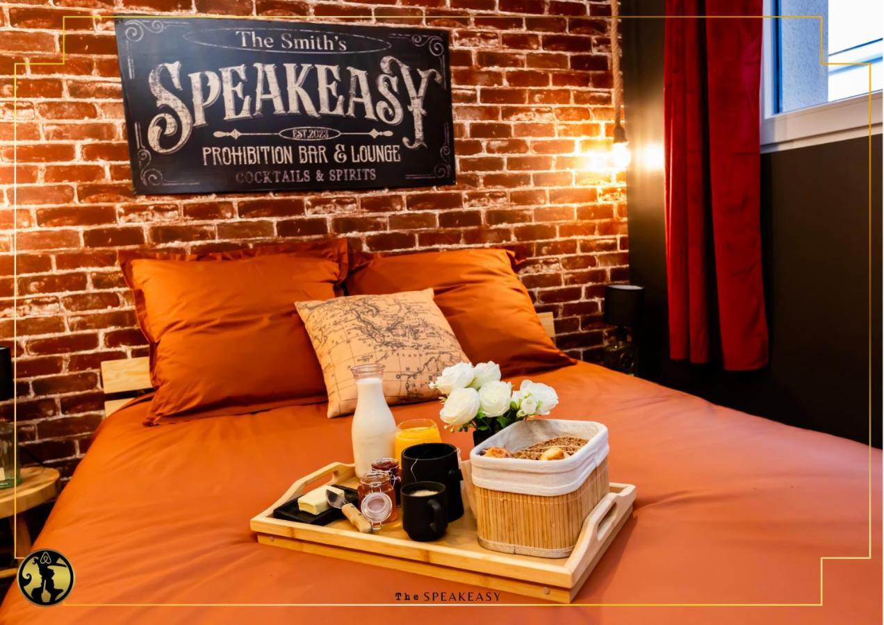 "The Speakeasy" Pub New Yorkais Centre Ville - Ideal Pro - Wifi Fibre - Retroprojecteur Cinema Сент-Этьен Экстерьер фото